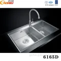 Energy Saving Handmade Bowls Kitchen Sink Energy saving Stainless Handmade Two Bowls Kitchen Sink Supplier